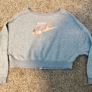 Nike Air Women's Heather Gray Sweater